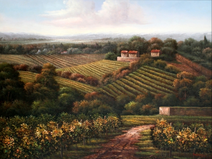 AC95929 Rolling Hills of Tuscany