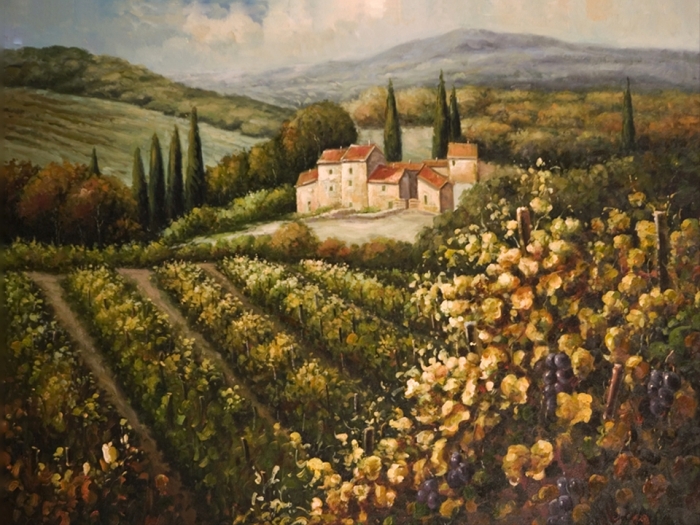 GE89900B Tuscan Grapevines