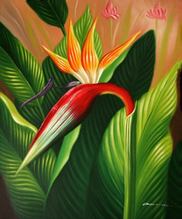 KM90075 Tropical Bird Of Paradise