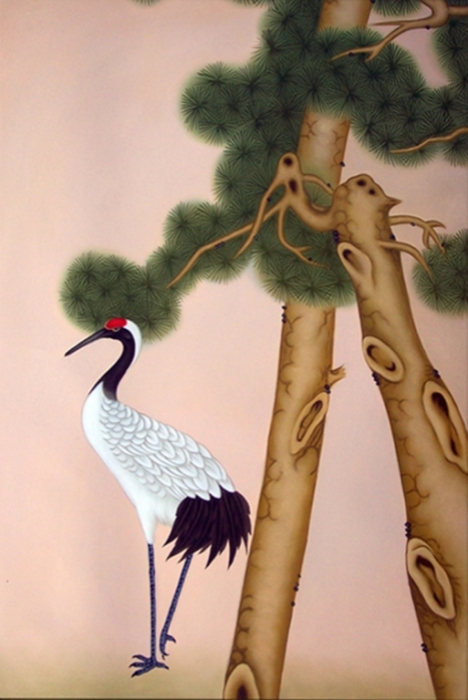 KM90108B Asian Cranes I