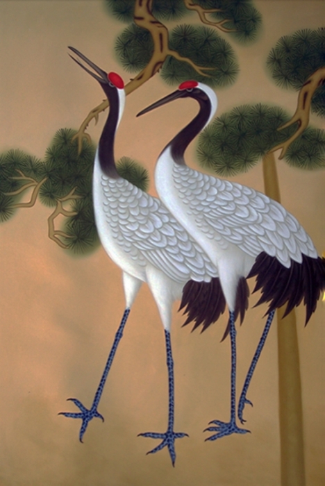 KM90109B Asian Cranes II