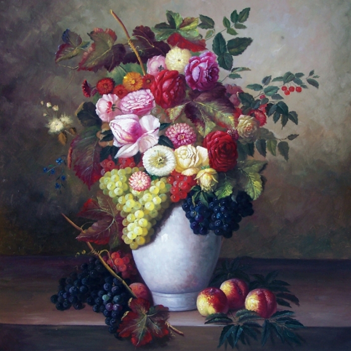 PA88788 Floral And Fruit Still Life