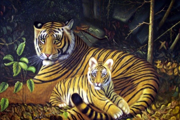 PA88931B Tigers In The Wild