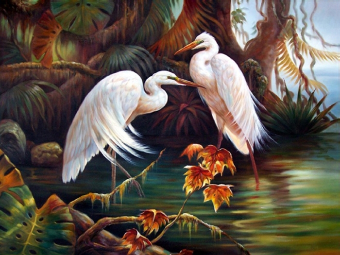 PA89304 Egrets IV