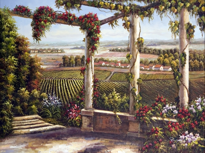 PA89539 Tuscan Vines II