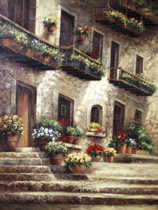 PA90303MA Floral Balconies