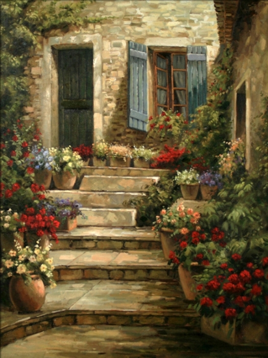 PA90347MA Stairway In Provence